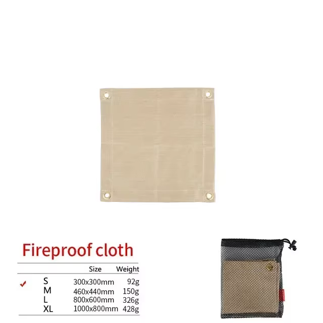 Tapis isolant ignifuge pour pique-nique et barbecue en plein air 2026, couverture anti-feu haute tem
