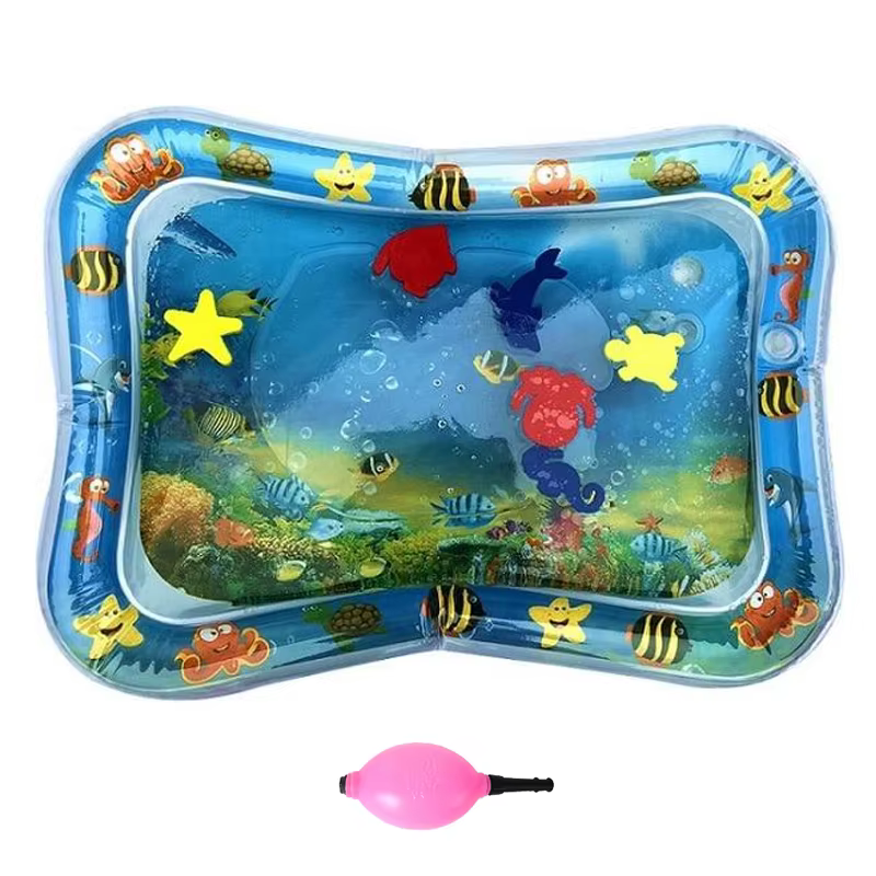 Tapis de jeu d'eau pour bébé, jouets de ventre pour nouveau-nés, tapis de jeu PVC pour tout-petits, 