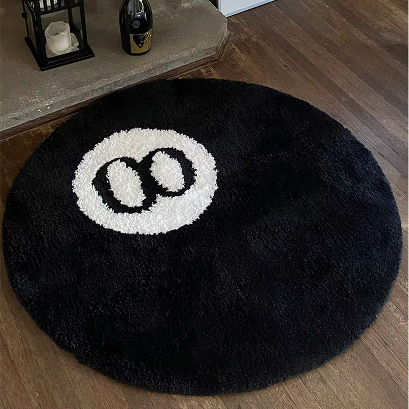LAKEA Halloween 8 tapis de balle décoration intérieure de la maison cadeaux d'Halloween effrayants 8 boules Accent rond