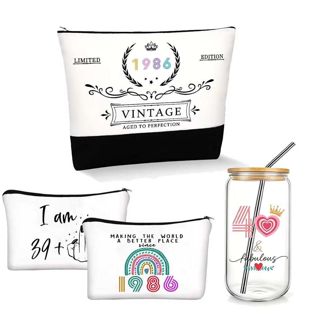 Cadeaux pour les femmes pour leur 40e anniversaire, meilleures idées de cadeaux pour l'anniversaire de 1986, cadeaux amusants pour les 40 ans, cadeaux fabuleux pour elle, maman, sœur, femme