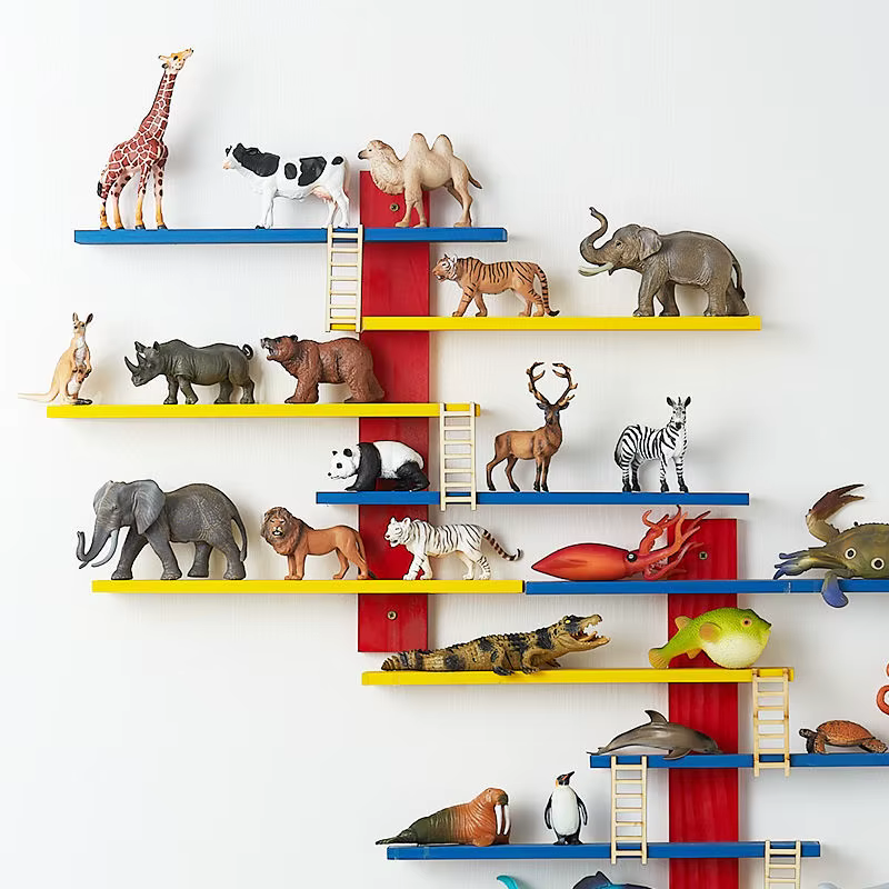 Affichage de modèle d'animal de chambre d'enfant, étagère de figurines Pop T1, rangement d'ornements d'animaux, mural décoratif