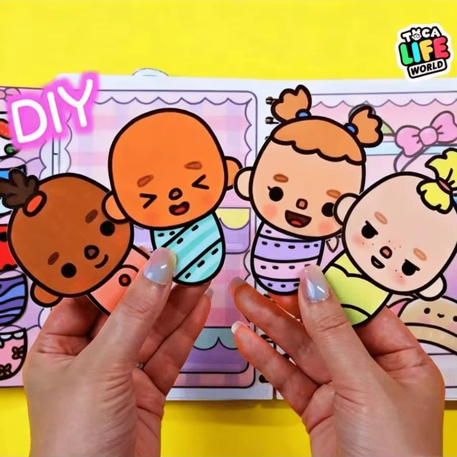 Kit DIY de livre sensoriel 3D pour chambre de bébé, ensemble de scrapbooking inachevé pour enfants avec autocollants découpés, jouet artisanal relaxant fait main