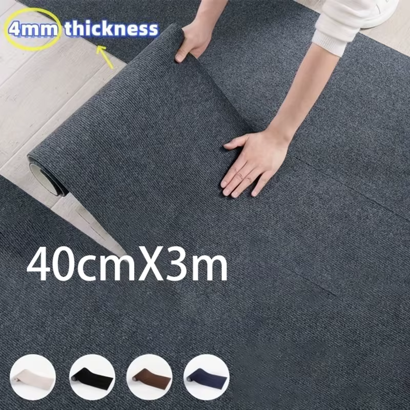 Grand tapis de protection de couleur unie de 40 cm x 3 m
