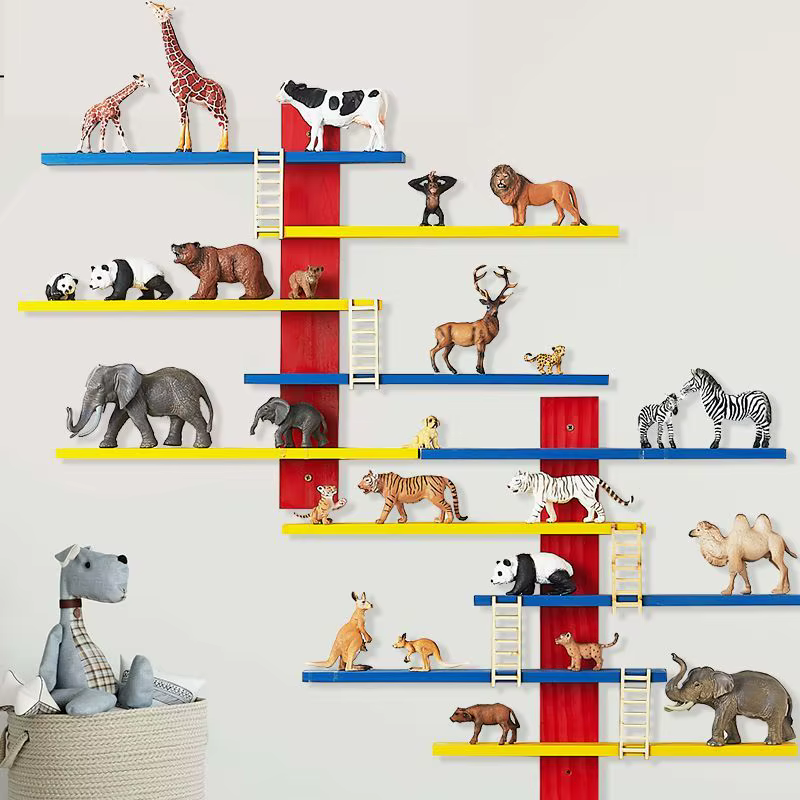 Affichage de modèle d'animal de chambre d'enfant, étagère de figurines Pop T1, rangement d'ornements d'animaux, mural décoratif