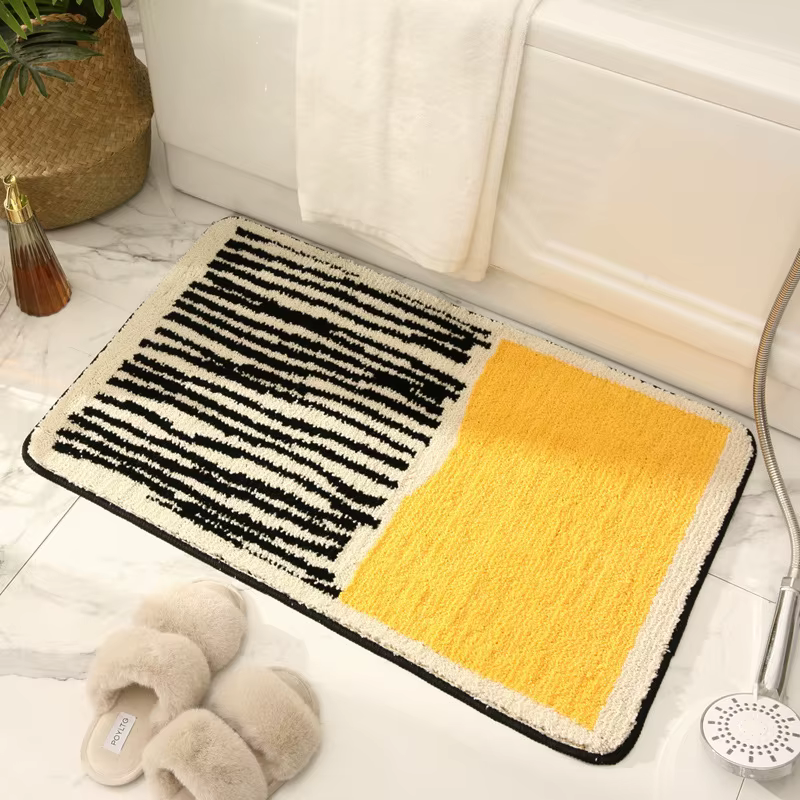 Nouveau tapis de salle de bain absorbant Simple