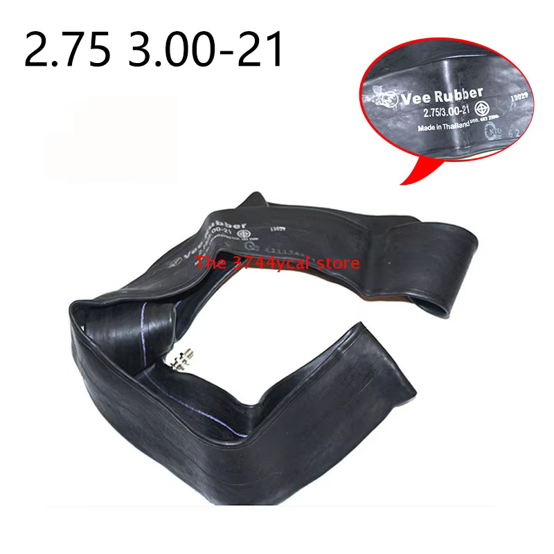 Chambre à air 2.75/3.00-21 2.75 3.00 80/100 90/90, pneu en caoutchouc pour pièces de pneus de moto