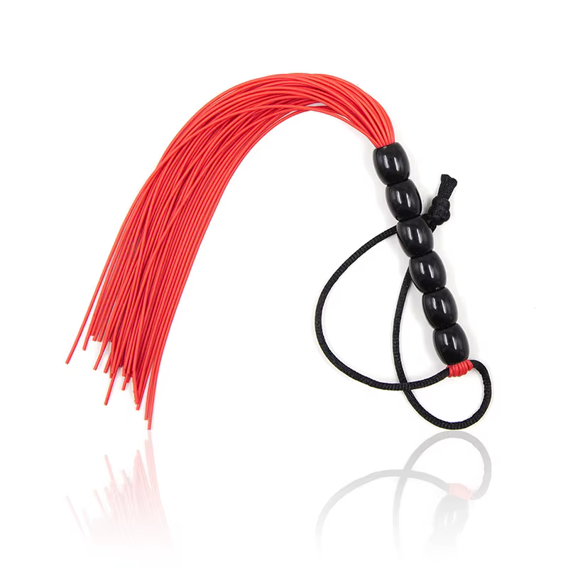 Fouet en Caoutchouc T64.pour Jeu Sensuel et BDSM 7.0, Jouets Sexuels pour Jeux d'Adultes, Chatoucorporelle, Mini Cosplay, Bondage
