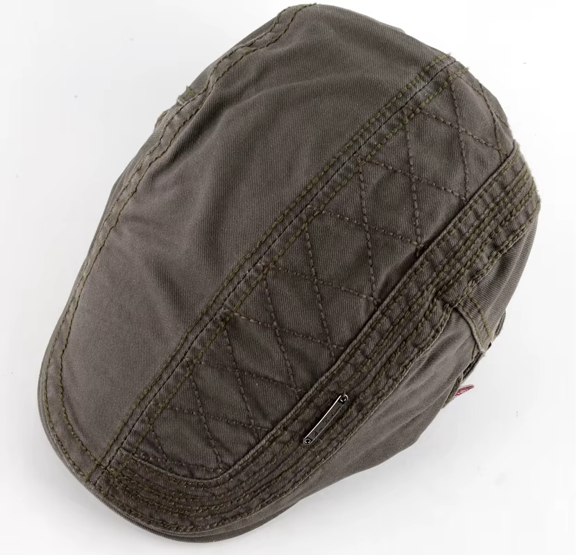 Bérets pour hommes Boina mode chapeau Masculina Plaid Style Gorro chapeaux décontractés coton Boinas couleur unie béret pour hommes casquette 6 couleurs