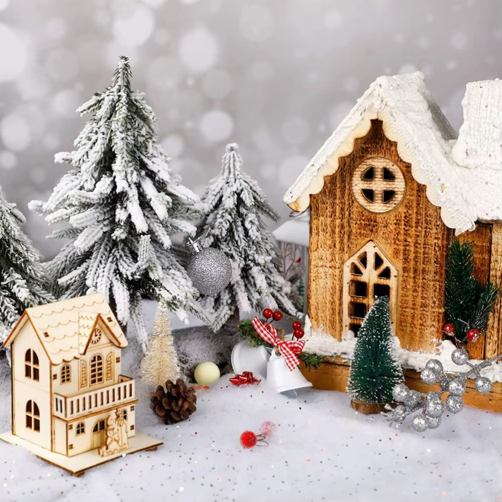 Décoration de neige artificielle de noël