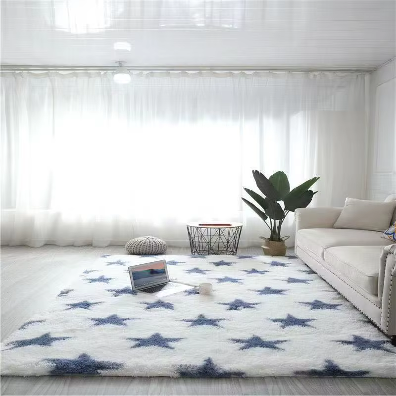 Tapis moelleux coordonnants lavables de style nordique