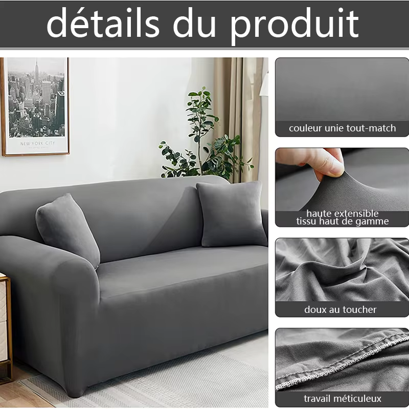 Housses de canapé d'angle solide