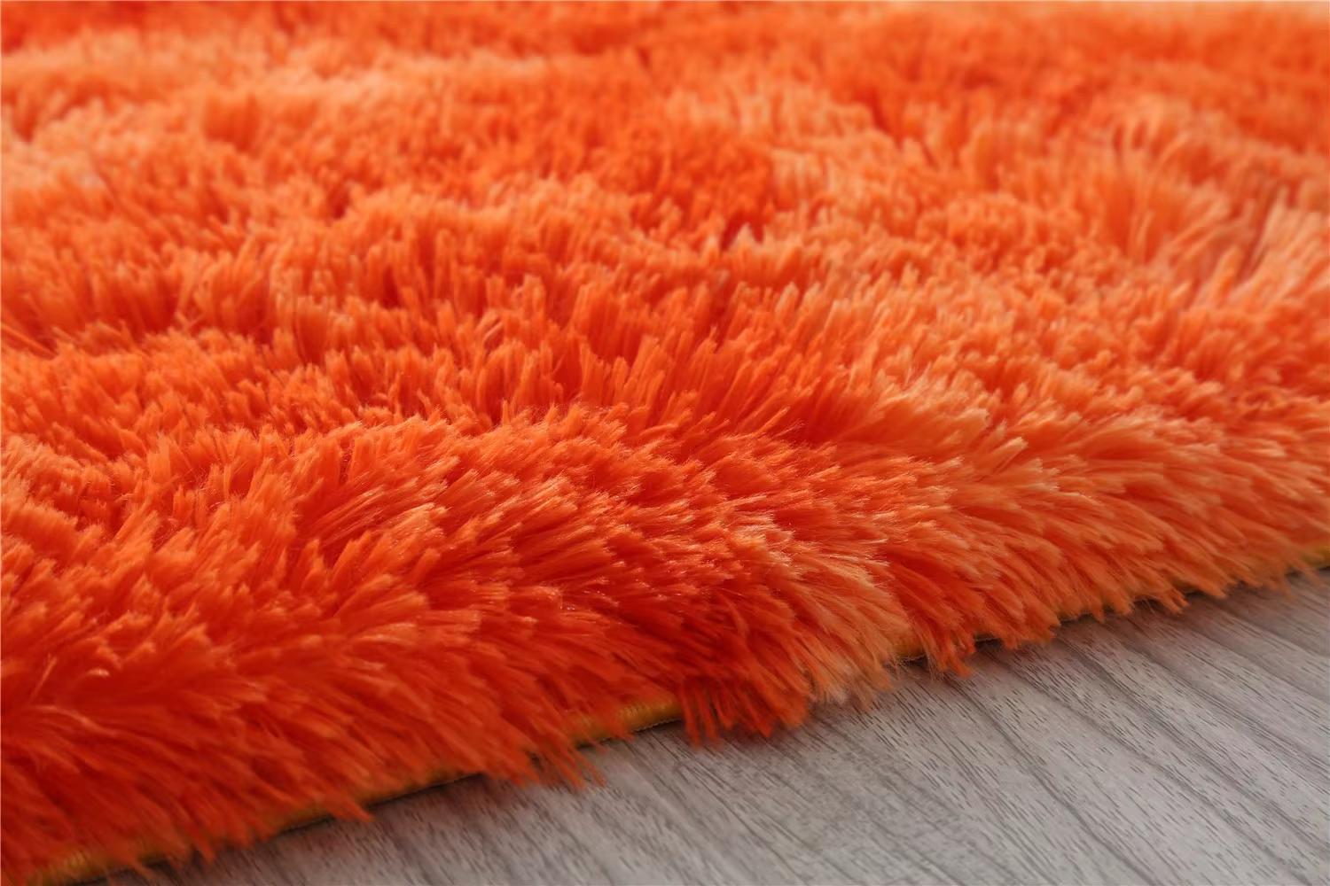 Tapis de zone Orange doux et moelleux