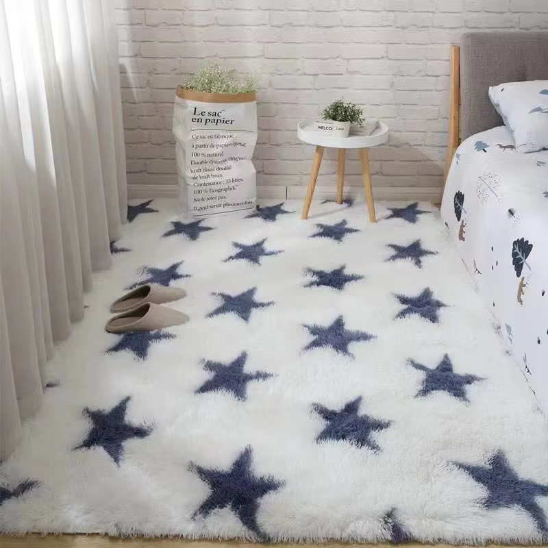 Tapis moelleux coordonnants lavables de style nordique