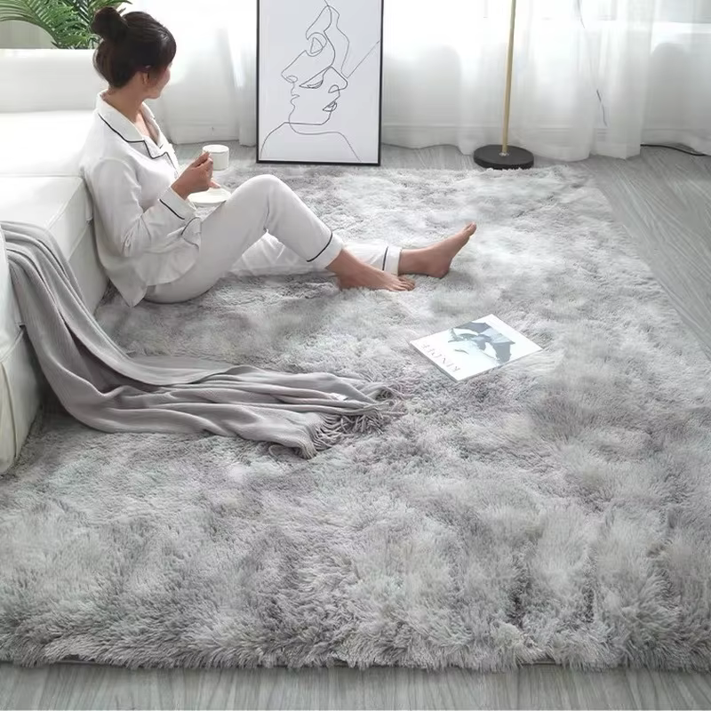Grands tapis moelleux pour salon moderne