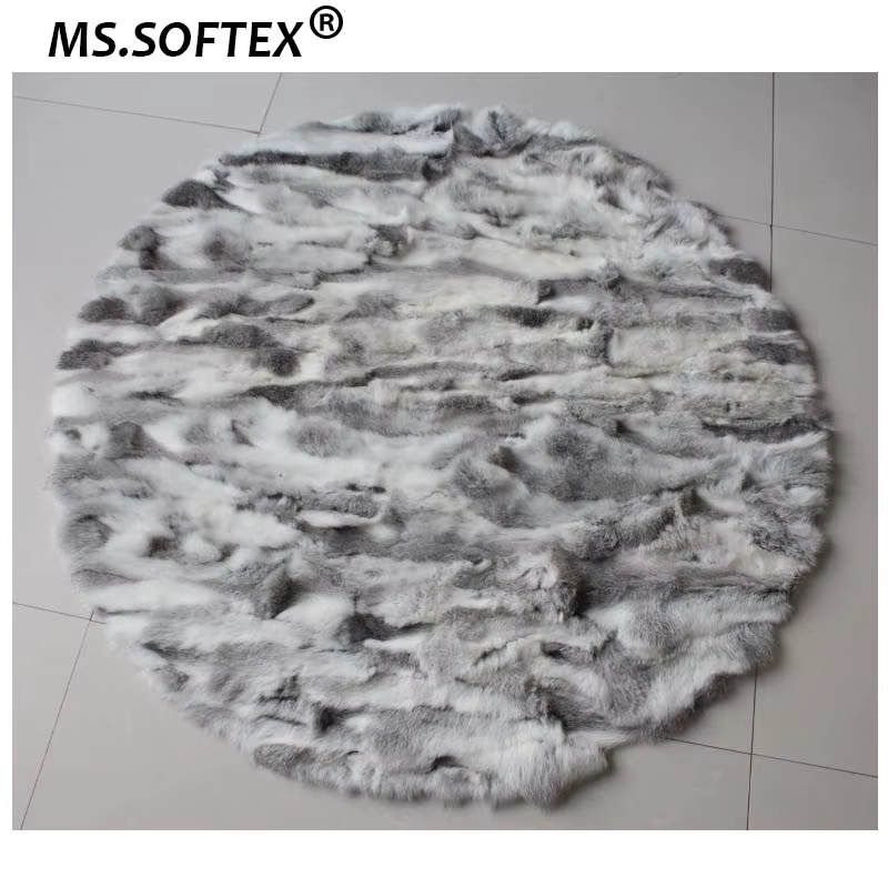 MS.Softex-Tapis en fourrure naturelle pour la maison