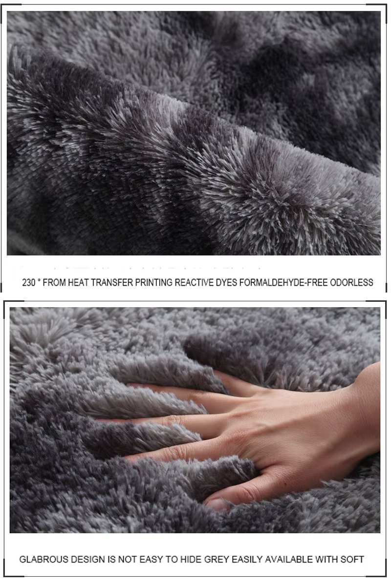 Tapis en peluche pour salon