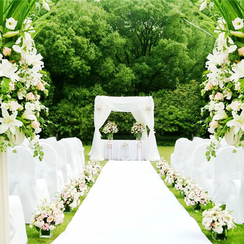 Tapis de mariage en tissu non tissé anti-alde