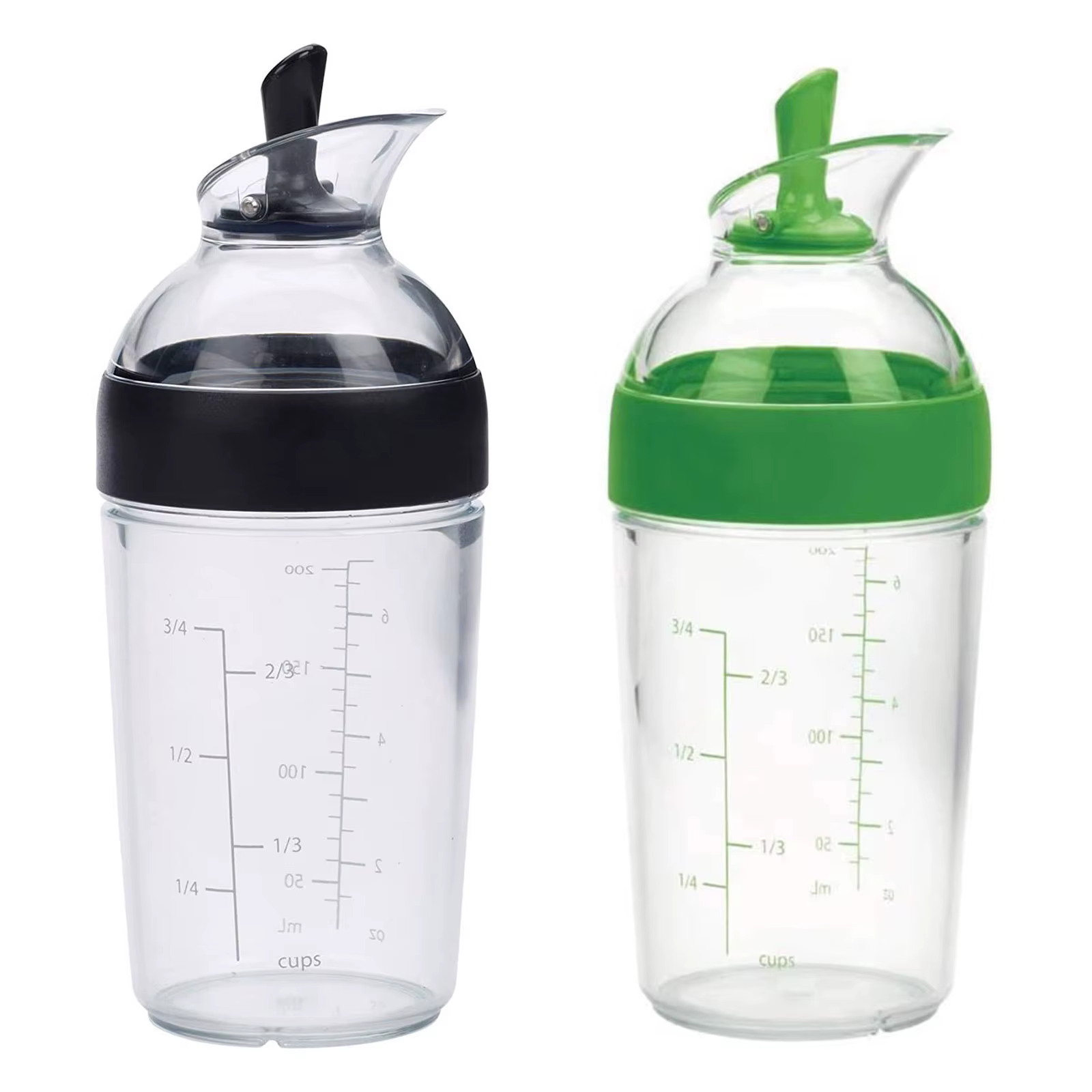 Conteneur de spanshaker à salade, bouteille d'émulsifiant, facile à verser avec mesure, centre commercial aissces