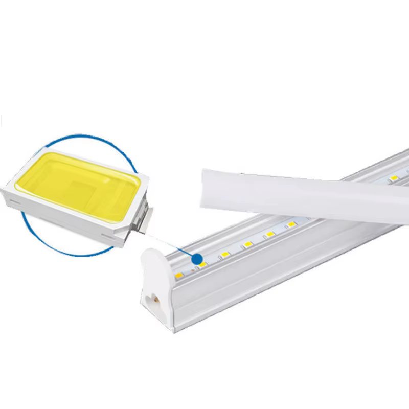 Tube LED couleur T5 T8 intégré 30cm 60cm (1FT 2FT) Lampe murale fluorescente LED Ampoule Luminaire Blanc Froid Blanc Chaud 220V