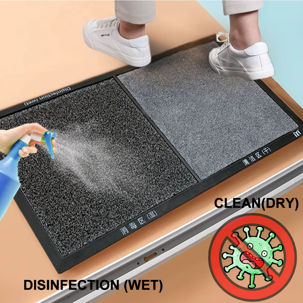 Polymères désinfectants pour tapis