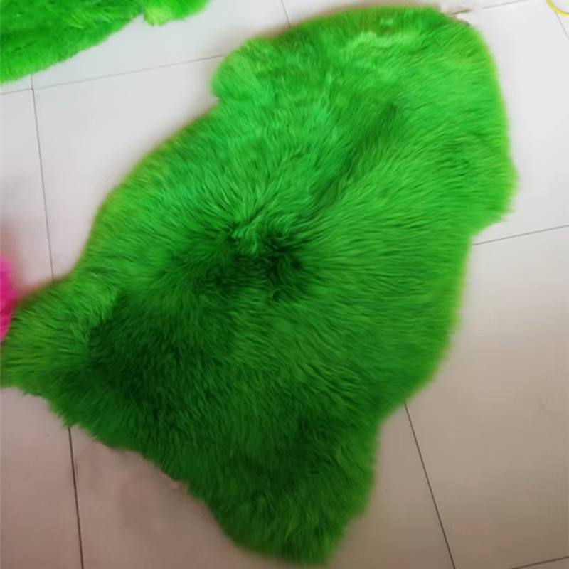 MS.Softex-Tapis long en peau de mouton australien