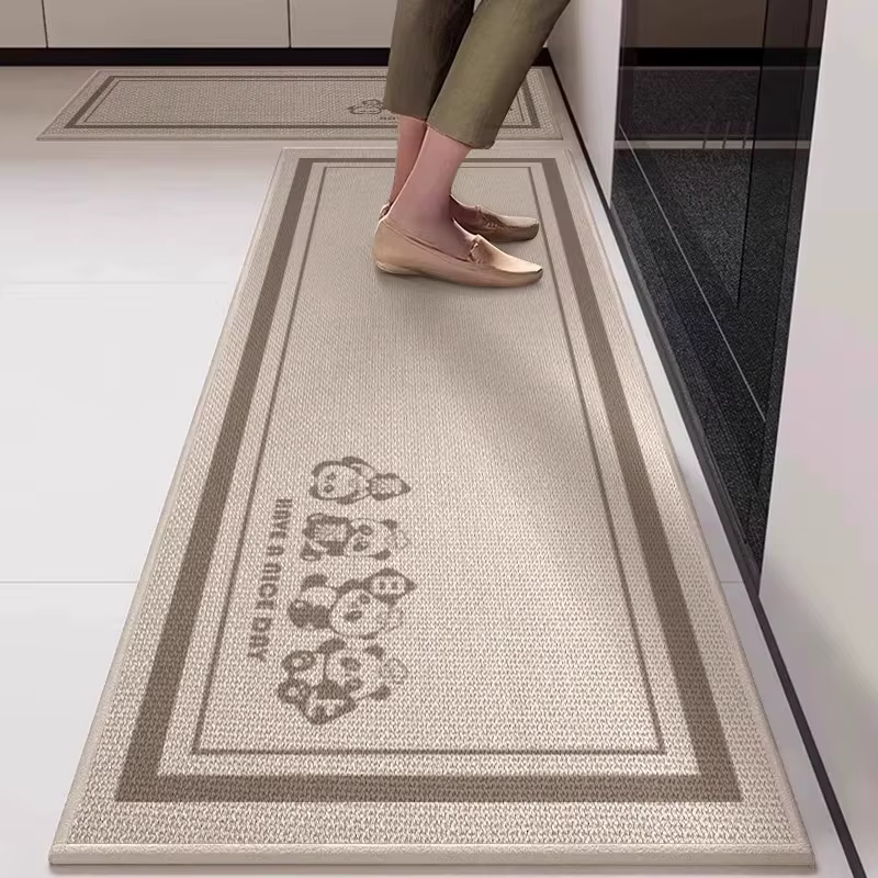 Tapis de sol de cuisine long antidérapant et résistant à l'usure