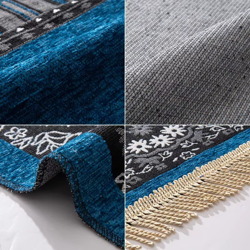 Tapis de prière musulmane pour femmes et hommes
