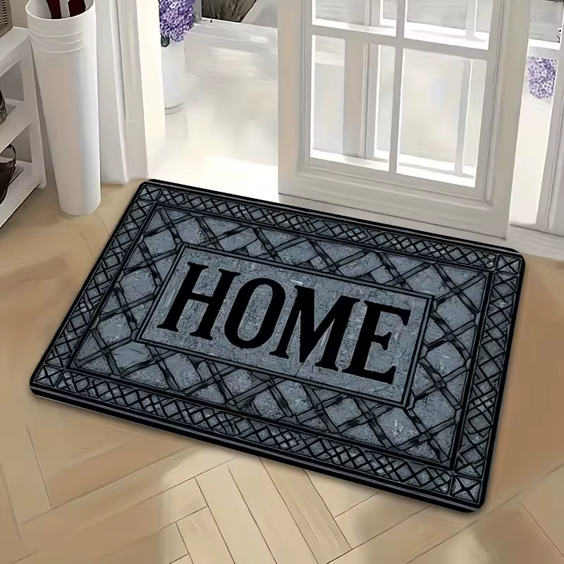Tapis de bienvenue imprimé HOME
