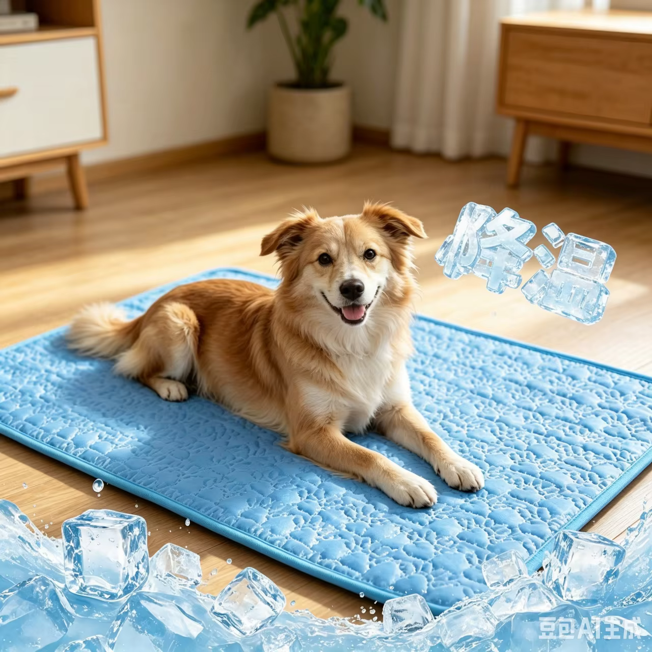 Tapis rafraîchissant pour chien