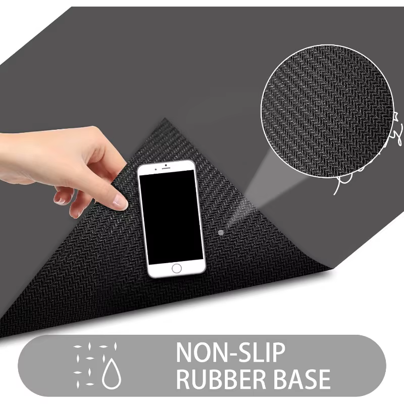 Tapis de porte ultra fin, pour cuisine, salle de bain, toilettes, extérieur, antidérapant, résistant à la saleté, absorbant, séchage rapide, lavable en machine