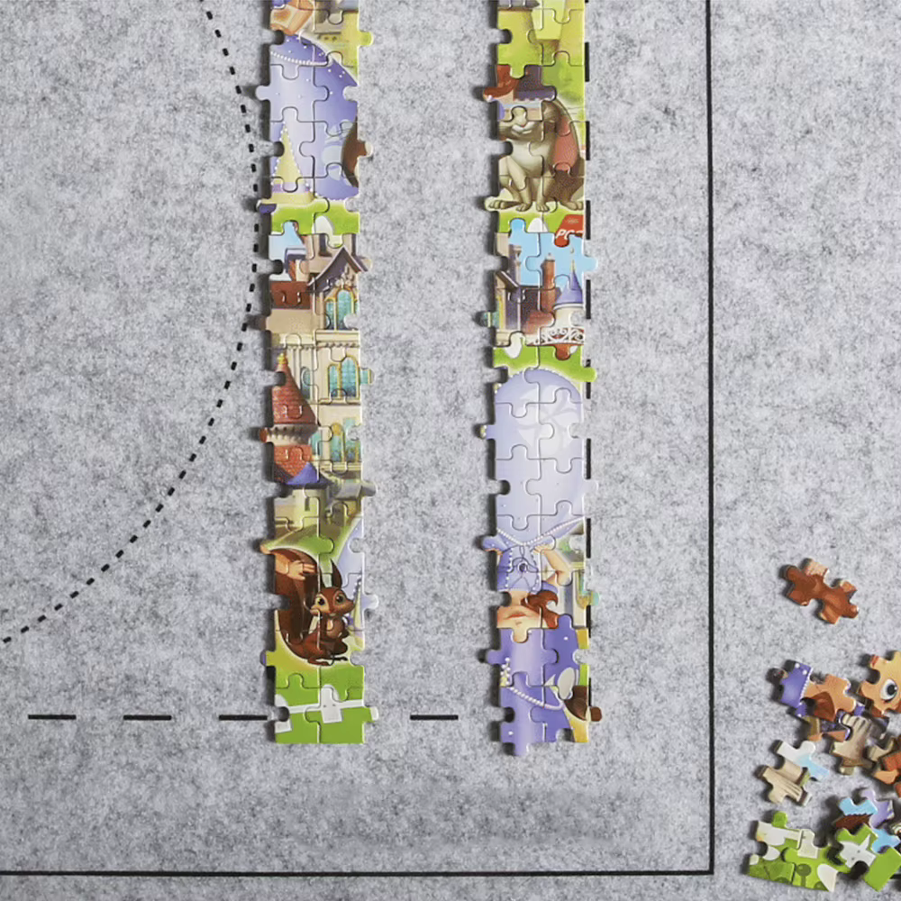 Ensemble de tapis de puzzle en feutre