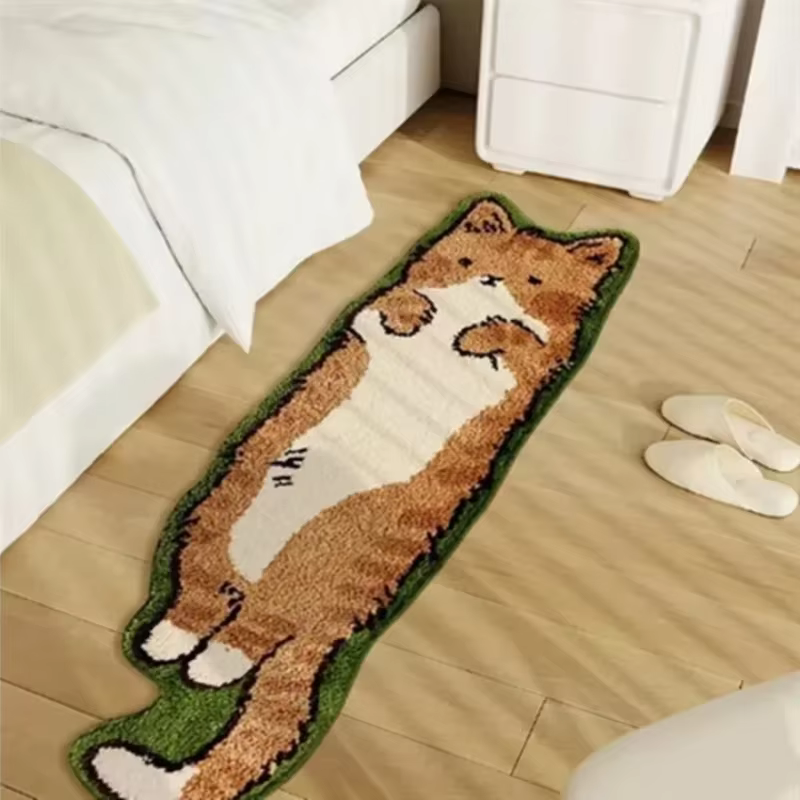 Tapis de chat de dessin animé VIKAMA