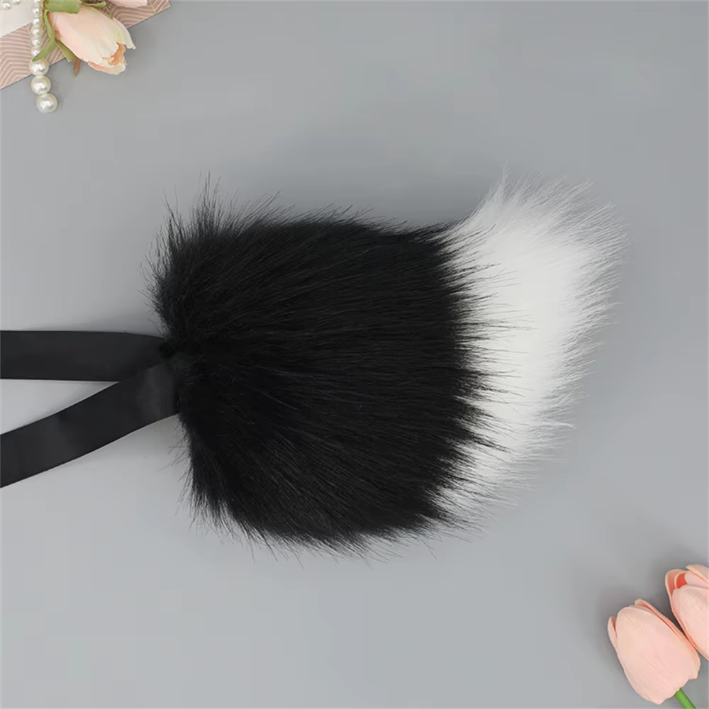 Queue de lapin en peluche Kawaii, 7 couleurs, queue de dessin animé rose, accessoires de Costume de Cosplay, queue de lapin Lolita pour jeu de rôle de fête, fille JK