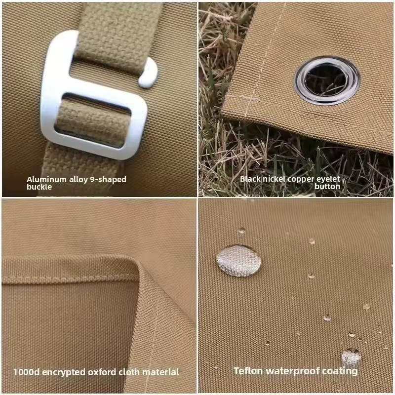 Tapis de camping imperméable durable avec tissu Oxford épais pour pique-nique de plage en plein air