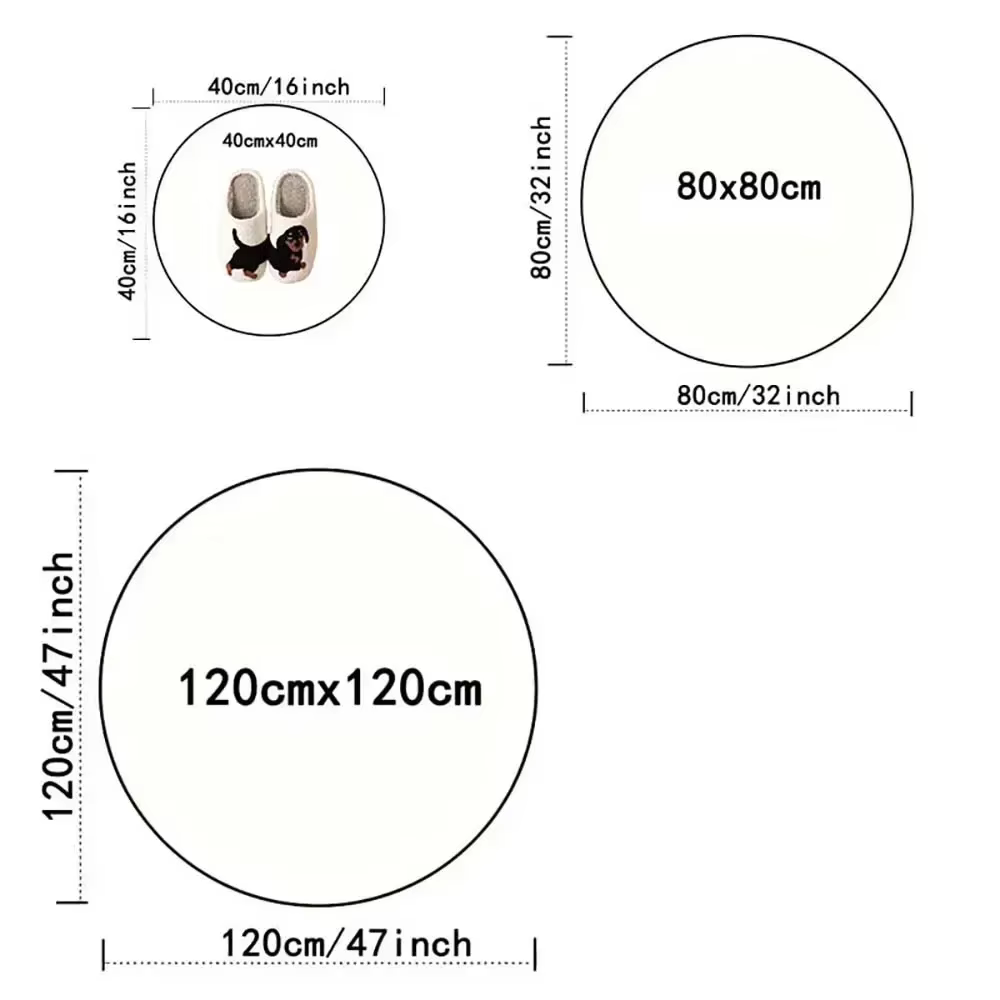 Tapis rond à Texture abstraite beige