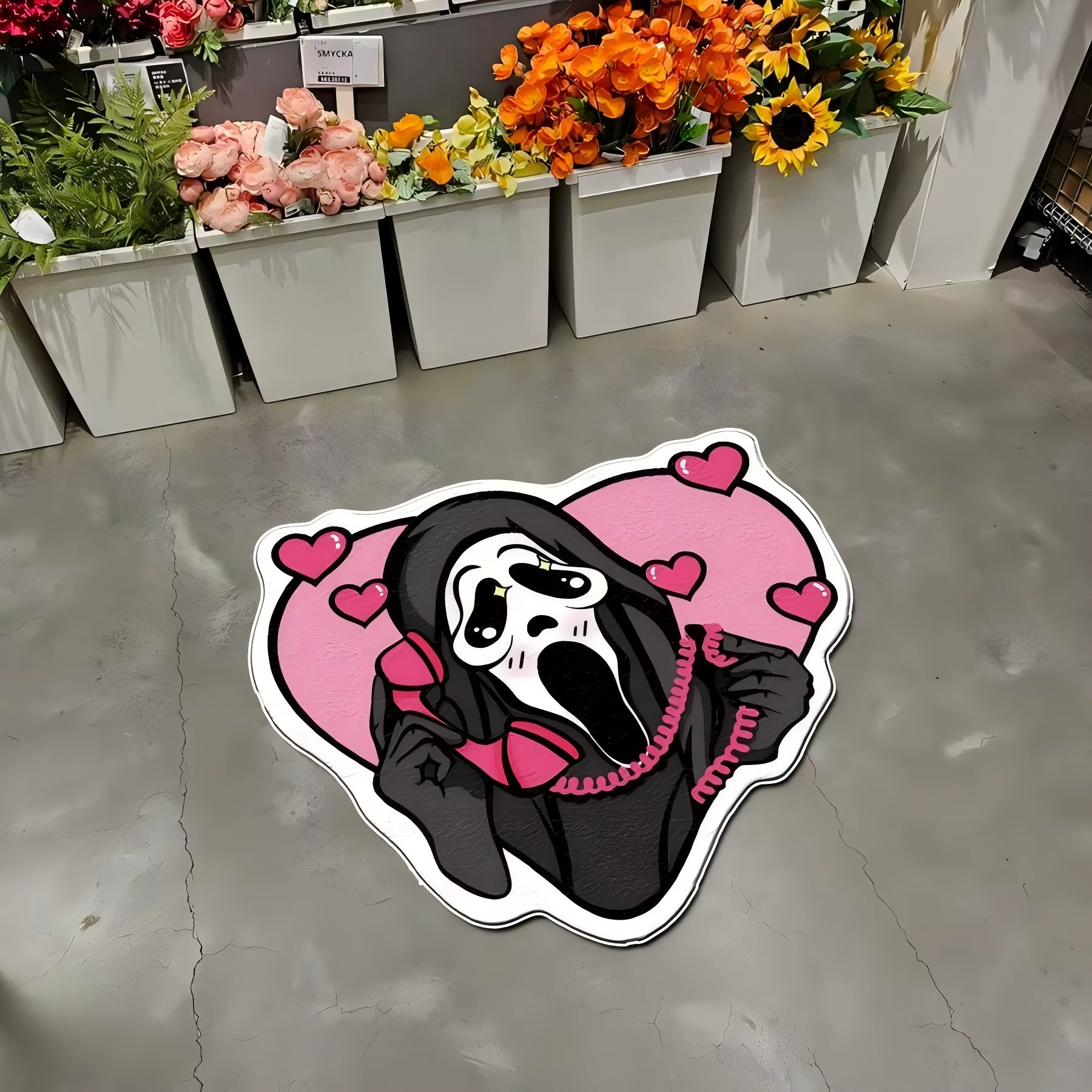 Tapis VIKAMA, tapis crâne d'Halloween