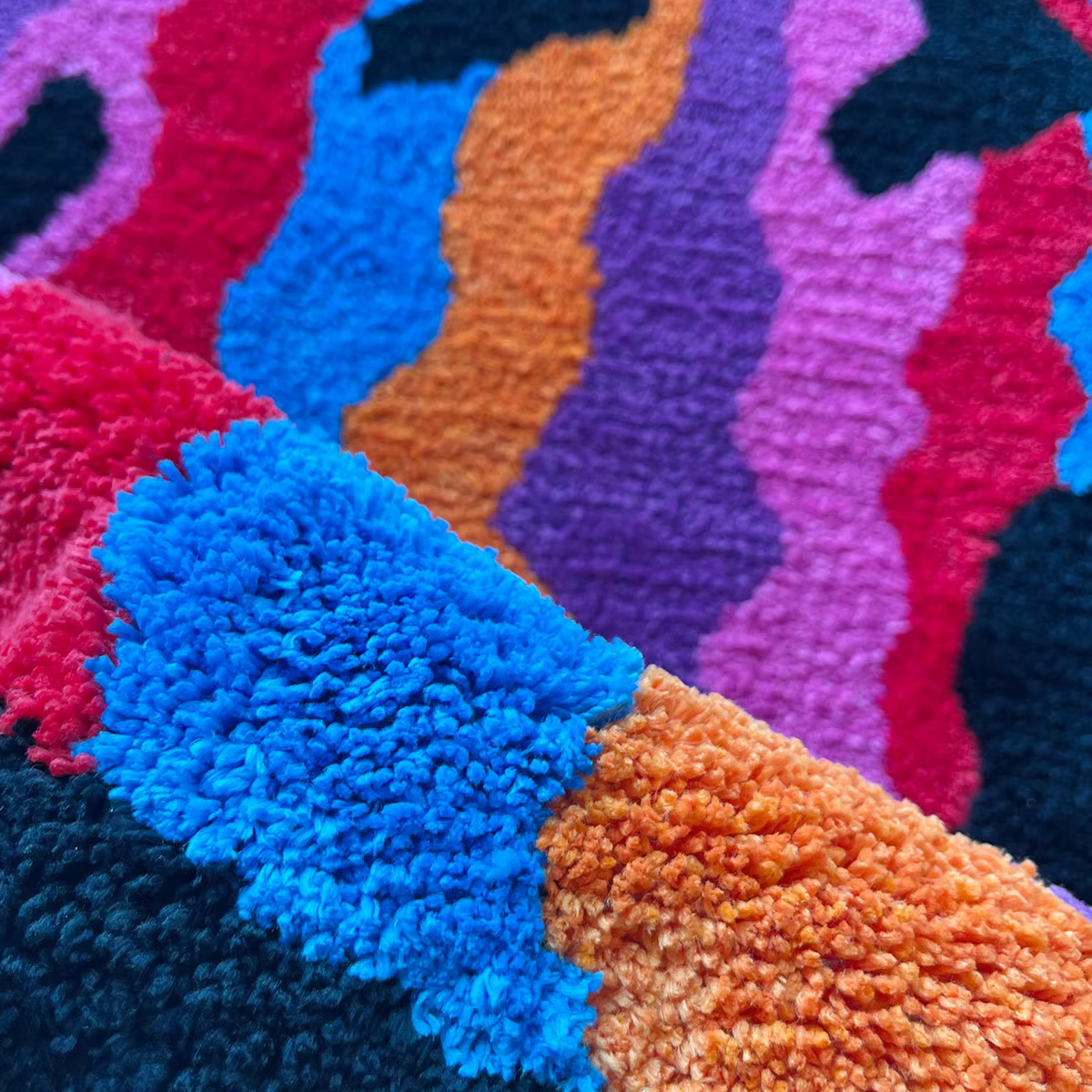 Tapis Tufté Torsadé Souriant