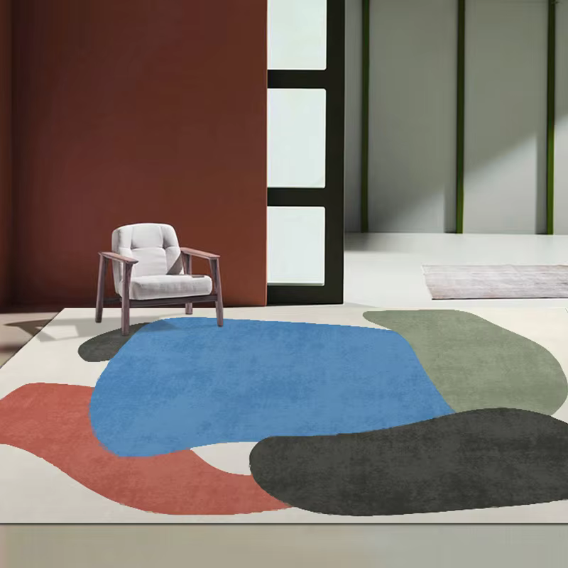 Tapis en peluche de Style moderne pour chambre à coucher