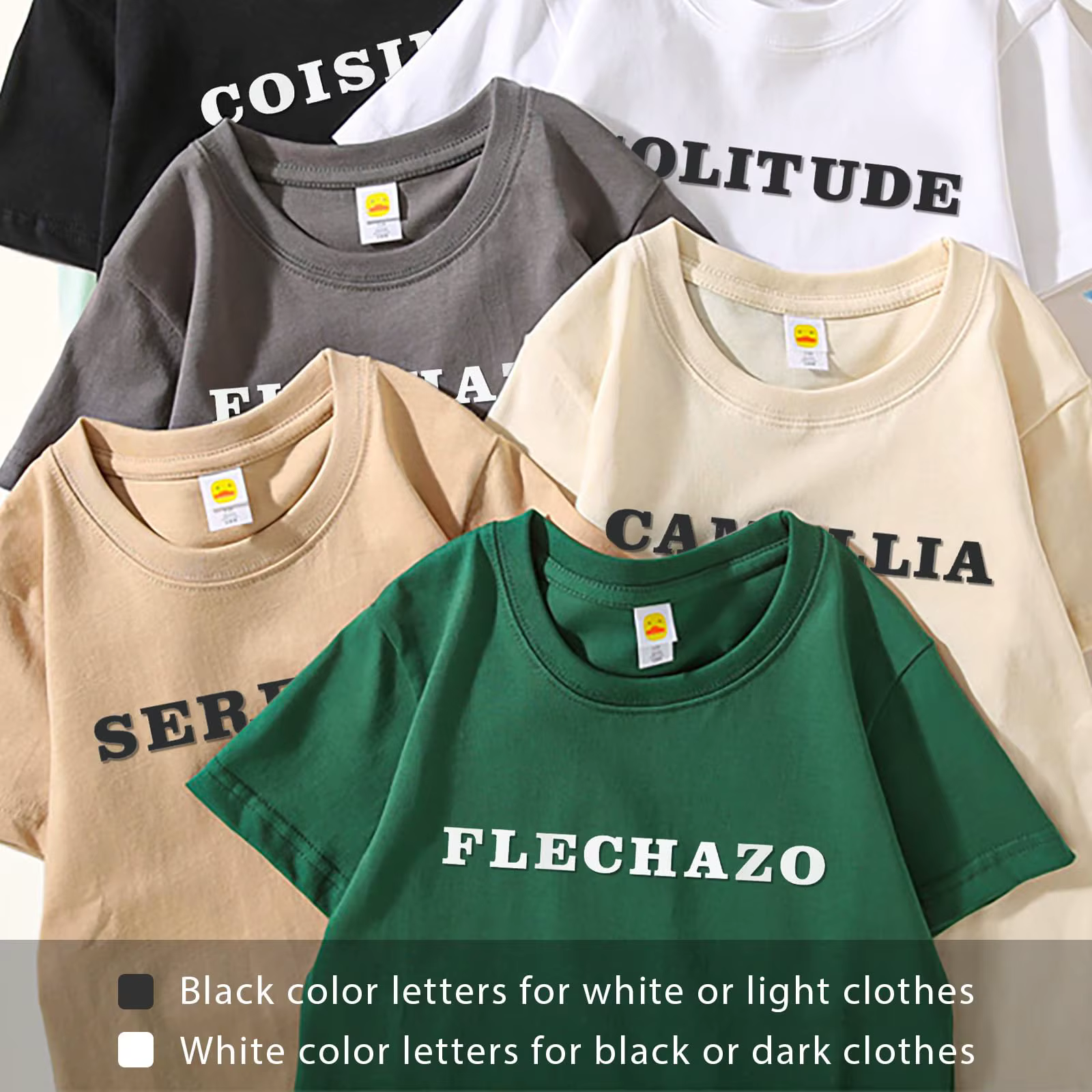 Patch de 26 lettres pour décoration de vêtements, lettres anglaises en vinyle, transfert de chaleur, autocollants Alphabet en PU pour impression de T-Shirt, artisanat de bricolage