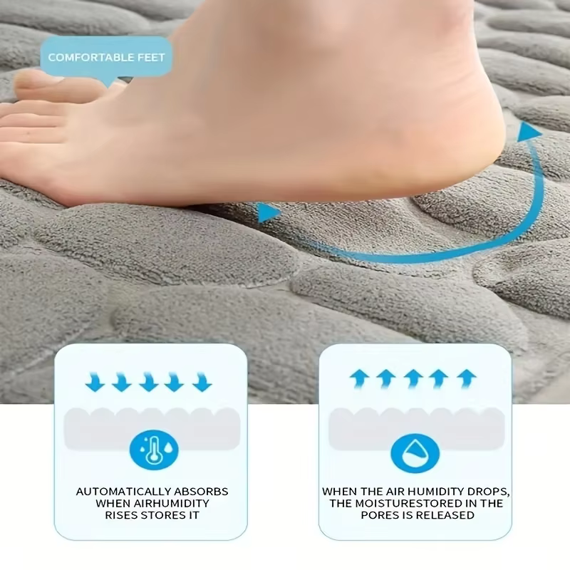 Tapis de sol en forme de U pour toilettes
