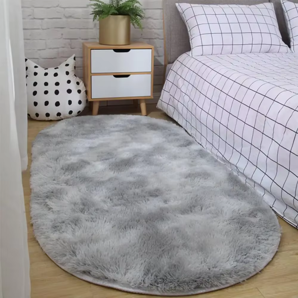Tapis ovale moelleux pour Salon