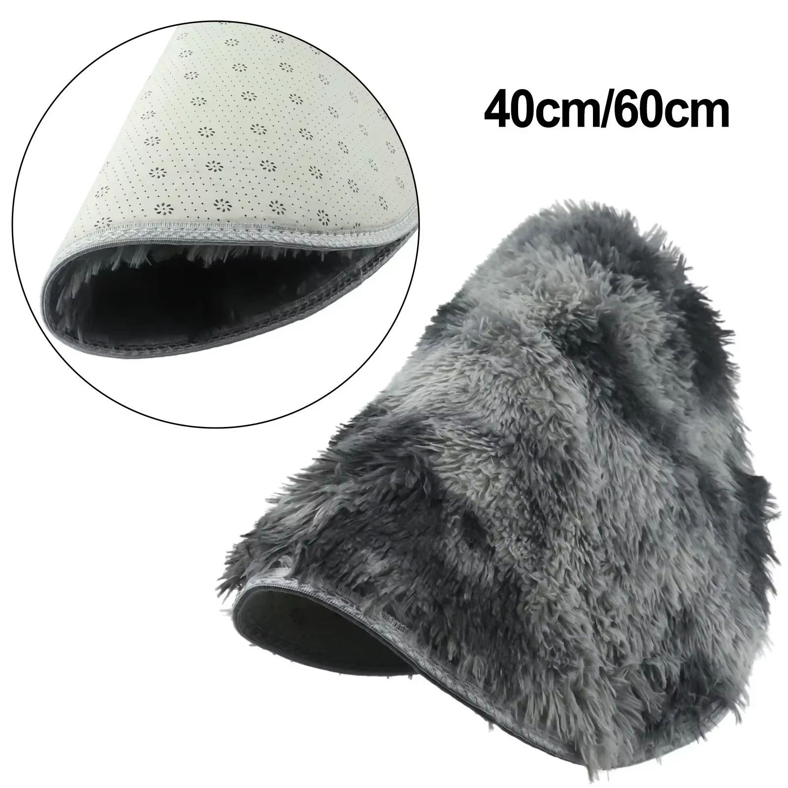 Tapis rond moelleux non ald pour chambre de bébé