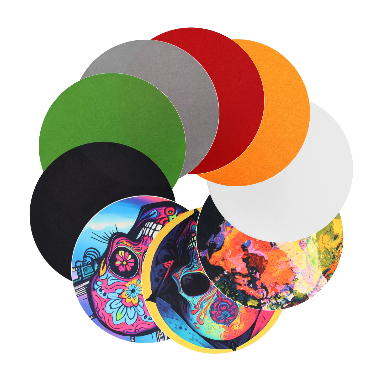 Tapis antidérapant de 12 pouces, tapis de plateau tournant en feutre pour disque vinyle LP, remplacement Audio, antistatique, tapis de plateau tournant de 3mm d'épaisseur