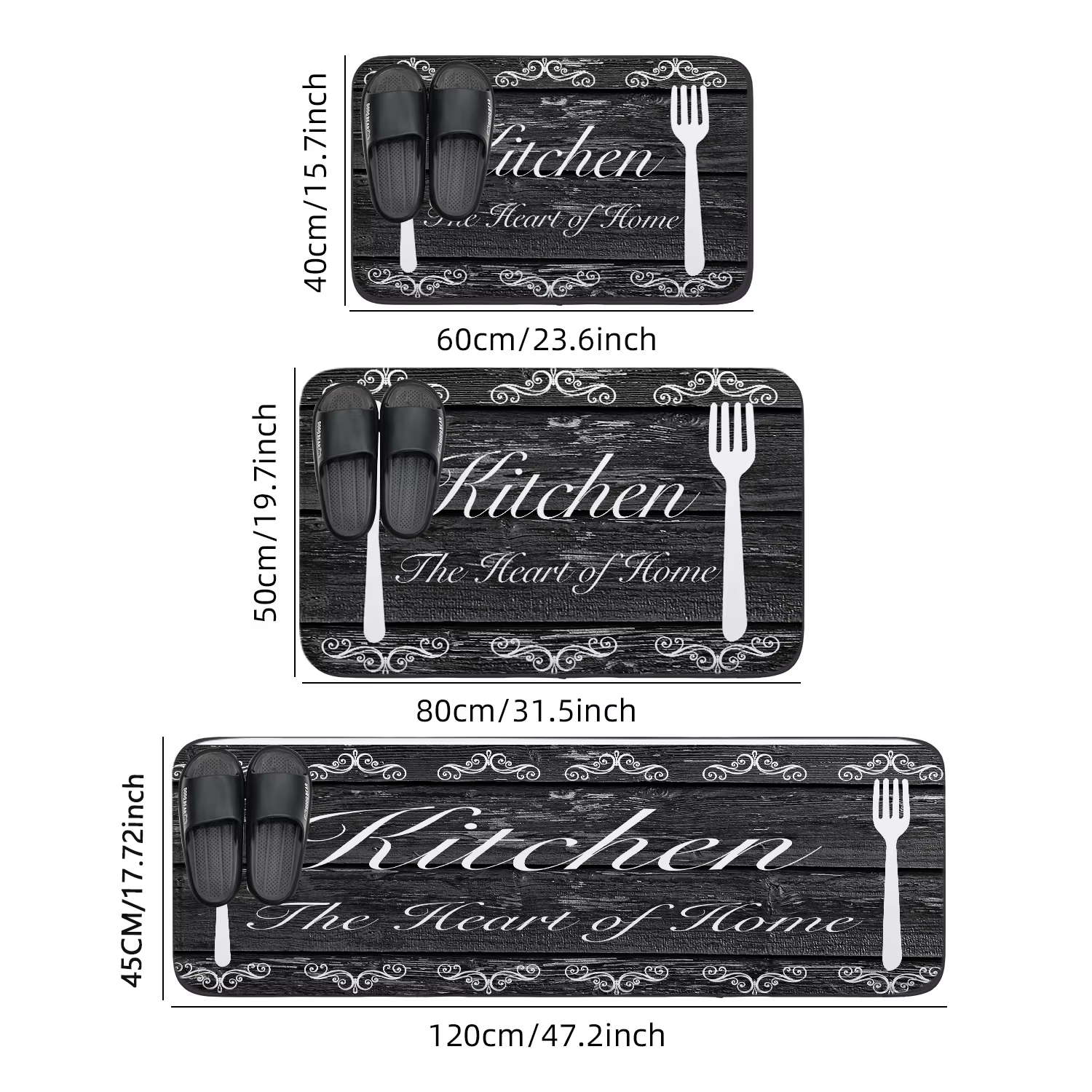 Tapis de cuisine VIKAMA lavable