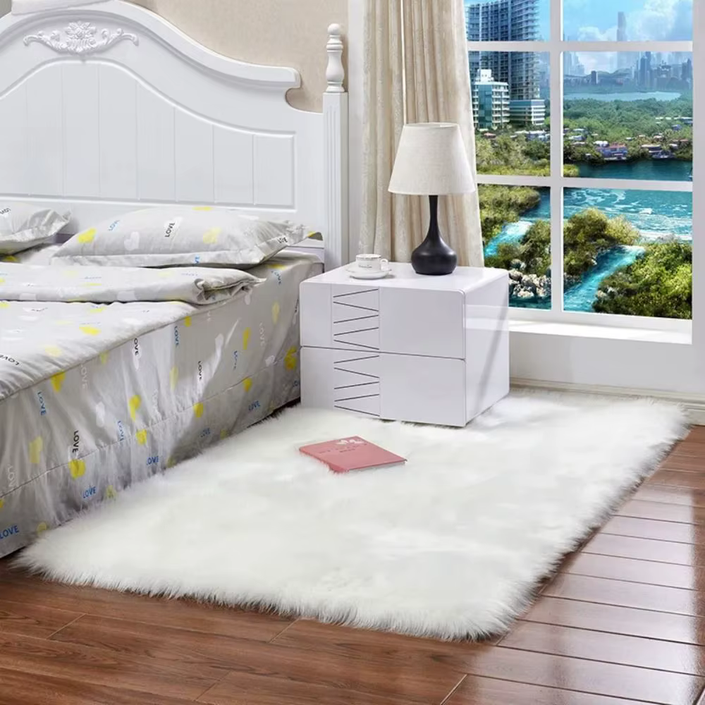 Tapis décoratif doux et moelleux