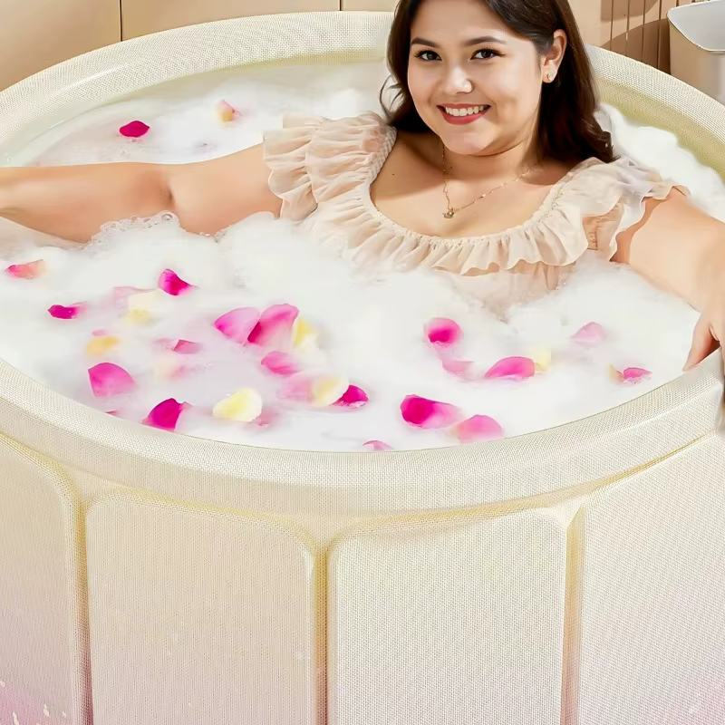 Baignoire de relaxation autoportante pour hydrothérapie, portable pour adultes, avec fonctions de piscina idromassaggio et spa, en promotion