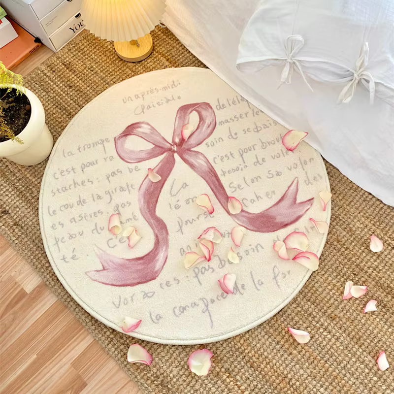 Tapis de chambre doux et moelleux en fausse fourrure de cachemire