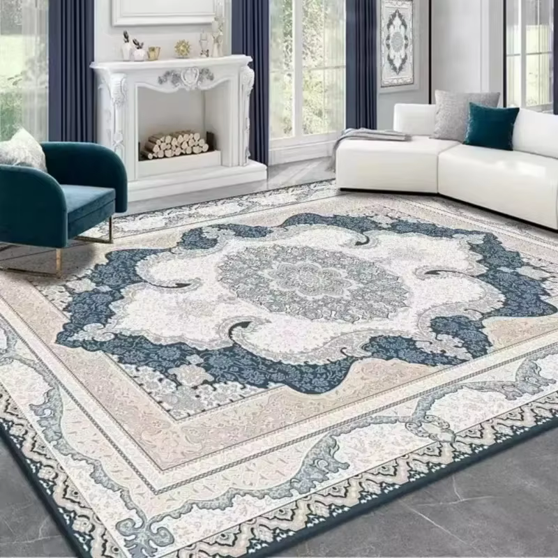Tapis d'appoint floral oriental persan VIKAMA
