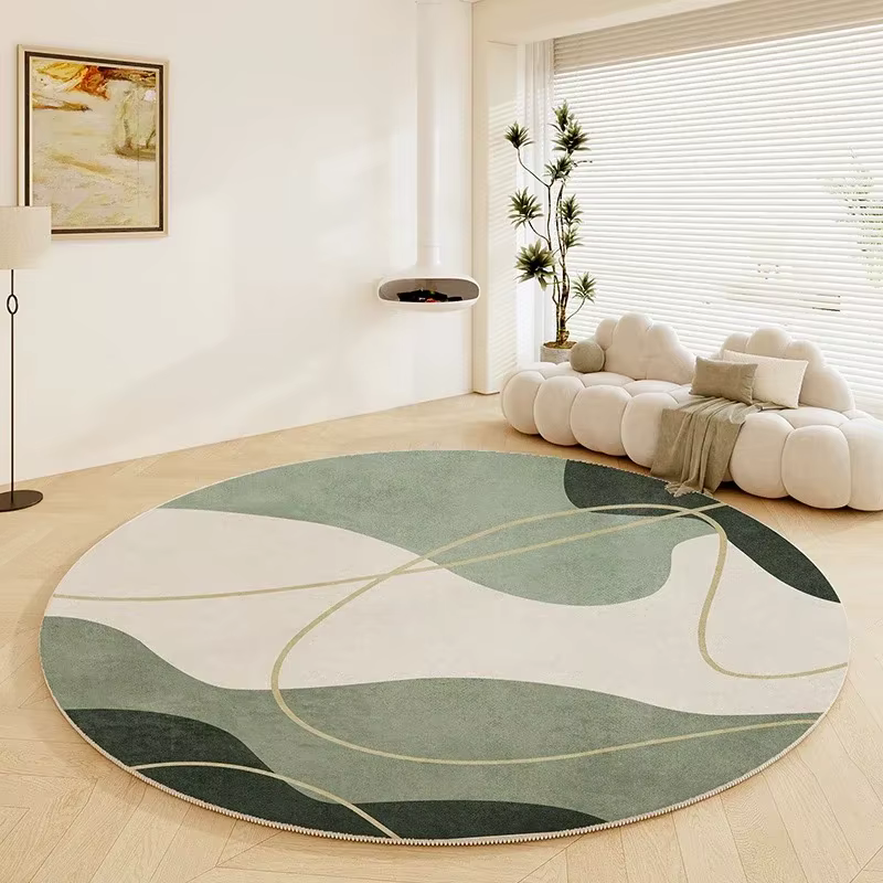Tapis rond de style nordique