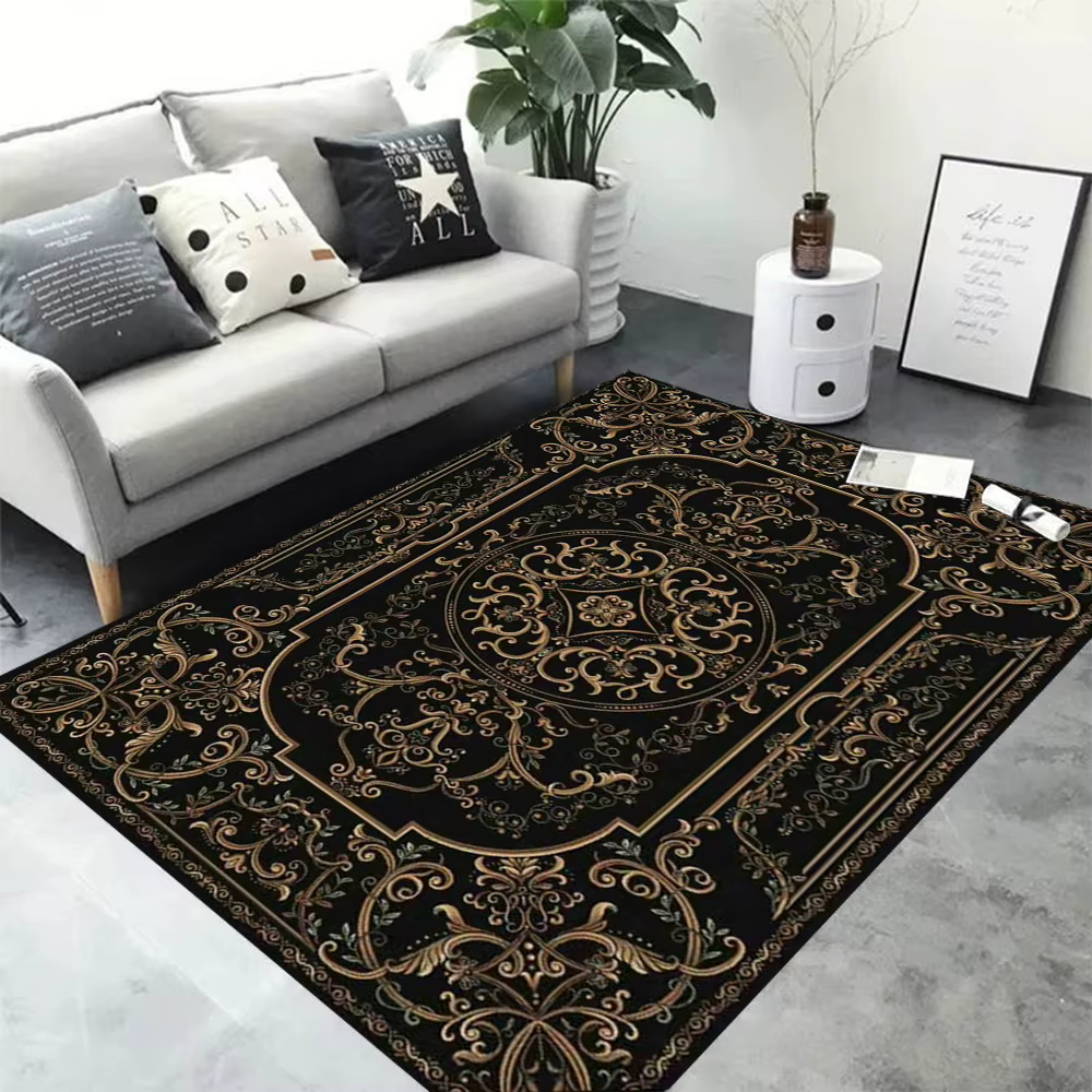 Tapis violet vintage de style bohème
